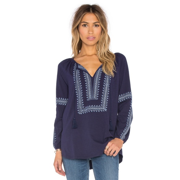 REVOLVE Soft Joie Bekele Embroidered Tunic Top - Picture 8 of 8